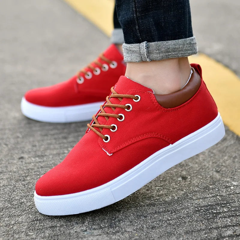 Modne Casual Sneakers Wykonane z Kanwy
