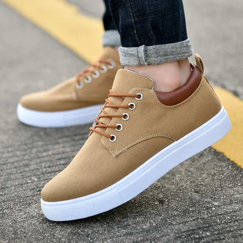 Modne Casual Sneakers Wykonane z Kanwy