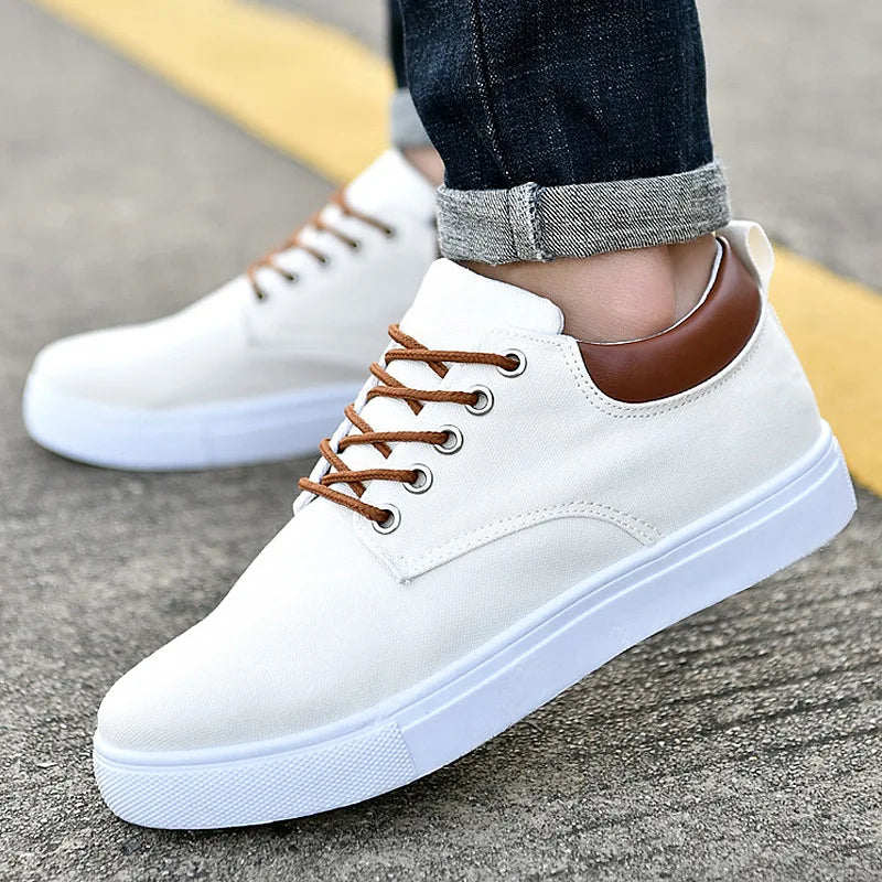 Modne Casual Sneakers Wykonane z Kanwy