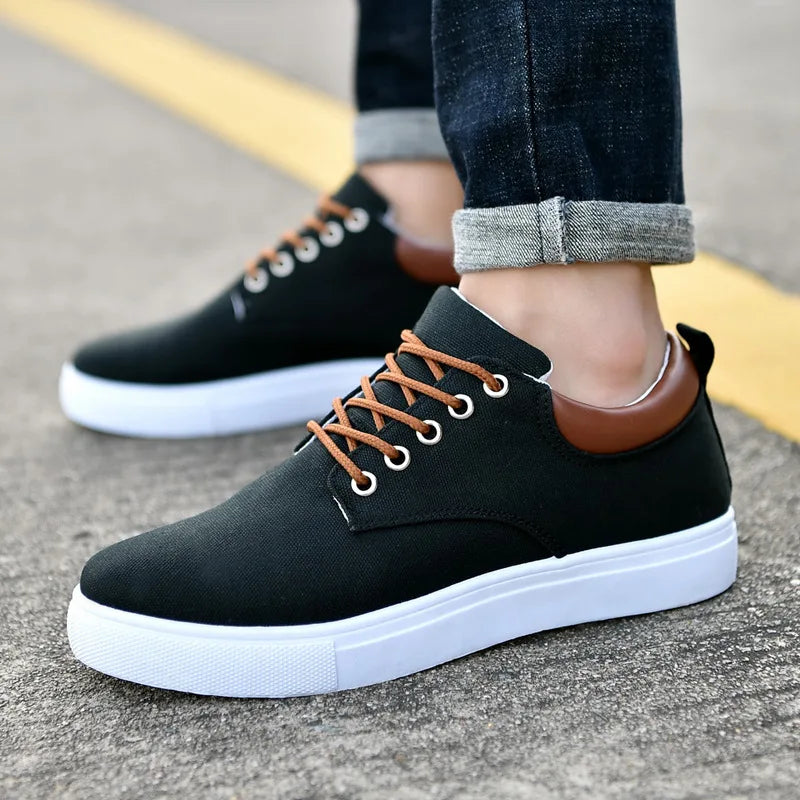 Modne Casual Sneakers Wykonane z Kanwy