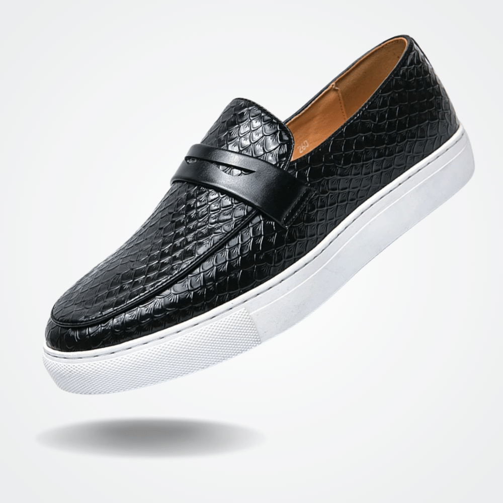 Skórzane Mokasyny Slip On dla Mężczyzn Toulon Renlor