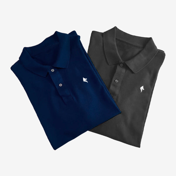 [BUY 1, GET 2] Zestaw 2 podstawowych polo