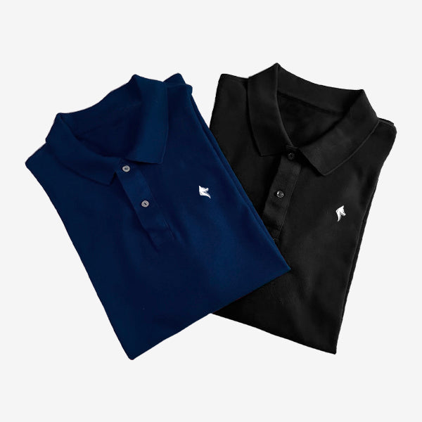 [BUY 1, GET 2] Zestaw 2 podstawowych polo