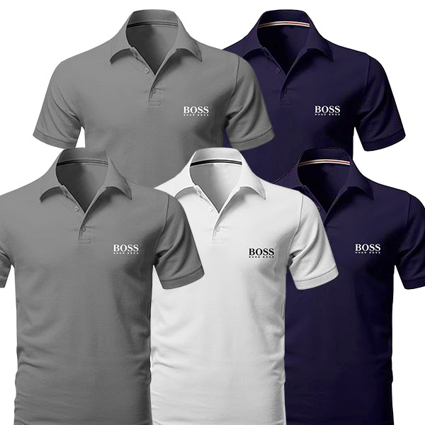 [BUY 3, GET 5] Zestaw 5 Polo Boss Essential