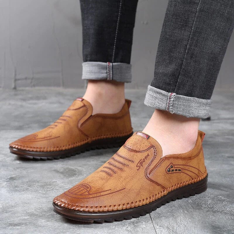 Włoskie skórzane buty - Ultra wygodne i oddychające
