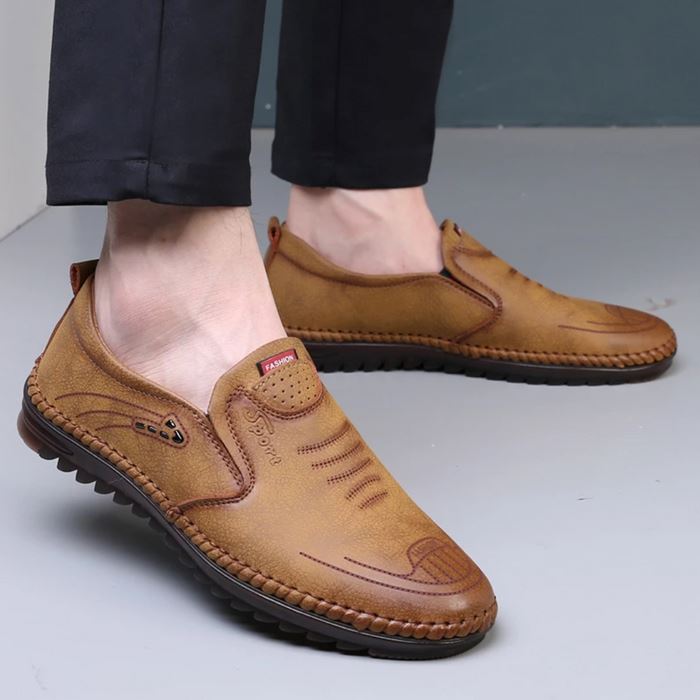 Włoskie skórzane buty - Ultra wygodne i oddychające