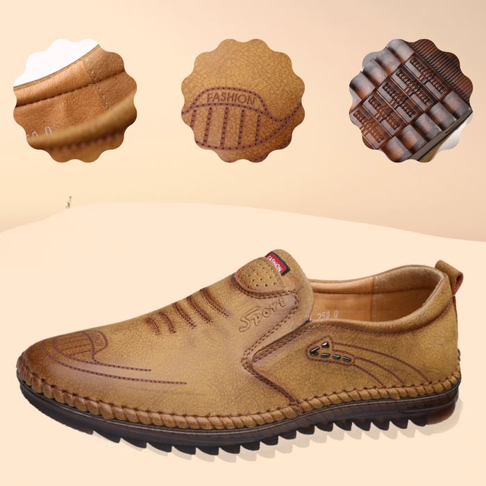 Włoskie skórzane buty - Ultra wygodne i oddychające