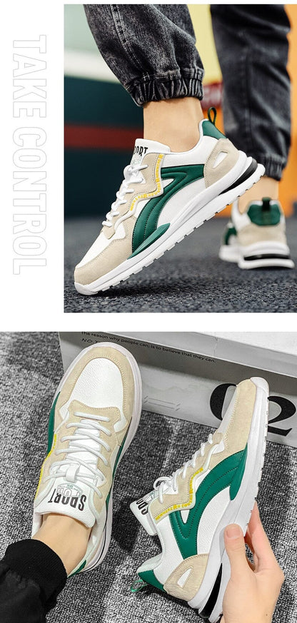 Męskie Sneakersy Casual w Stylu Miejskim